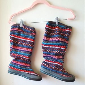 Speedo Slouch Knit Boots Sz 6